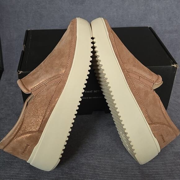 Vionic Kearny NEW Women's Platform Slip-On Comfort Sneaker Rose Gold Size 9 WIDE - Picture 5 of 11